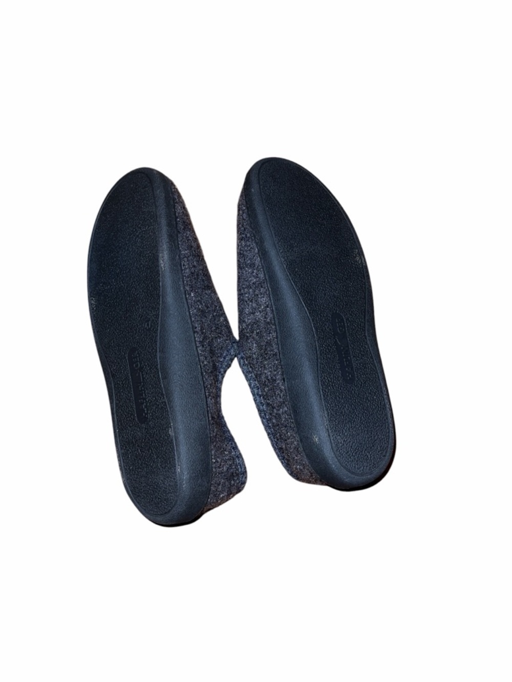 Haflinger Dark Gray Wool Felt Slippers Size 47 - Picture 6 of 7